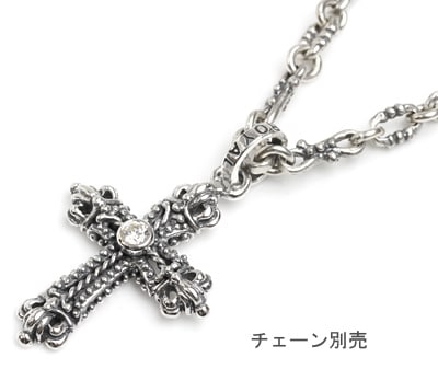 【本国オーダー・受注生産】SMALL CORONATION CROSS W/ CZ