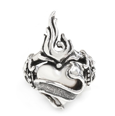 【本国オーダー・受注生産】Flaming Heart Ring