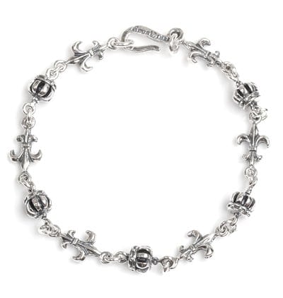 【本国オーダー・受注生産】Tiny FDL and Tiny Regal Crown Alternate Bracelet