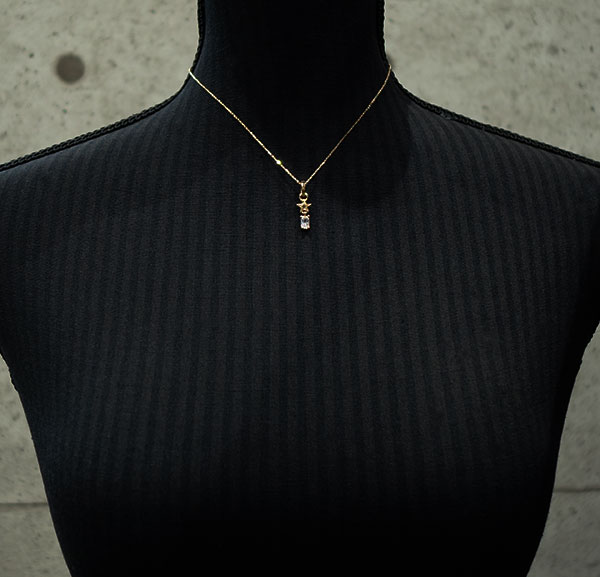 Starshine w/ CZ Drop & Jumpring CLEAR 18K GOLD(チェーン別売り)