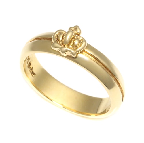 Tiny Crown Band 18K YELLOWGOLD