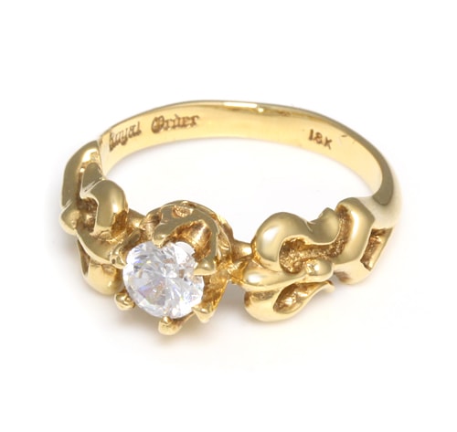 【本国オーダー・受注生産】CELESTE (TINY VAMP) 1 CZ  18K YELLOWGOLD