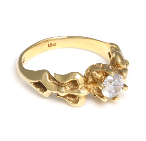 【本国オーダー・受注生産】CELESTE (TINY VAMP) 1 CZ  18K YELLOWGOLD