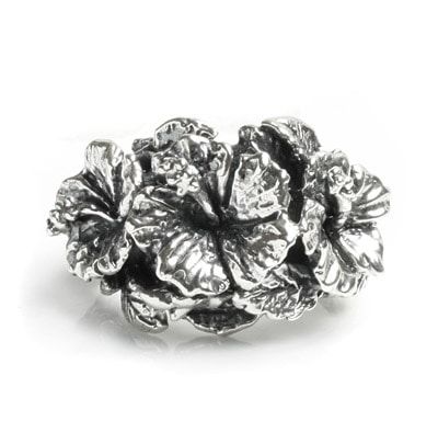 HONOLULU TRIPLE HIBISCUS & LEAVES