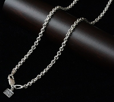 RoundOvalChain 0.8mm  [SILVER925]【レターパック・ゆうパケット発送商品】