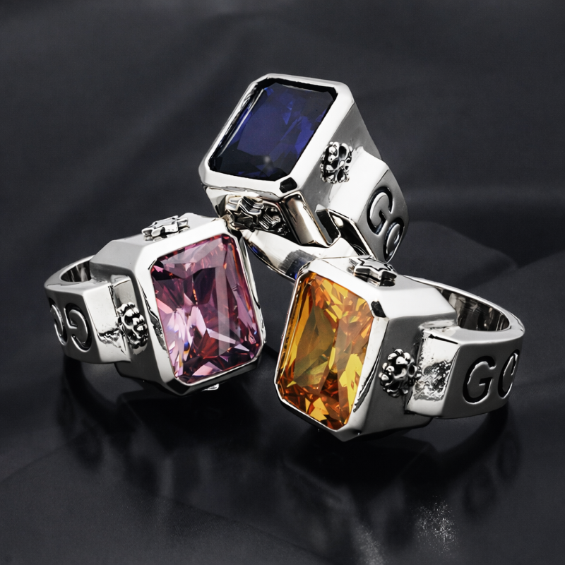 【本国オーダー・受注生産】GOD SQUARE w/CRYSTAL