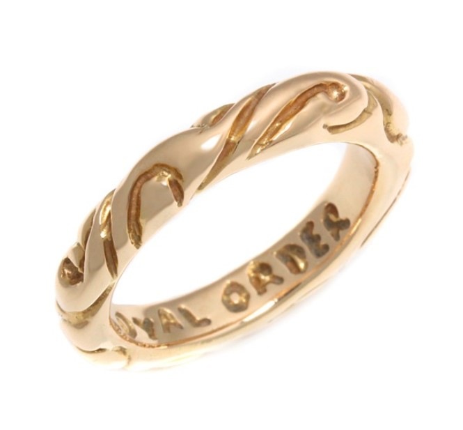 RIBBON BAND18K PINKGOLD