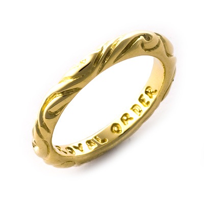 RIBBON BAND18K YELLOWGOLD