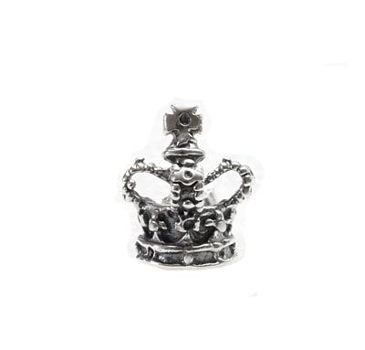 【本国オーダー・受注生産】HALF ROYAL CROWN STUD（1個単位)