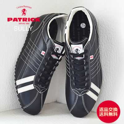 PATRICK パトリック スニーカー SULLY 43サイズ 黒/白 美品 PATRICK 当店限定復刻モデル 返品送料無料 パトリック