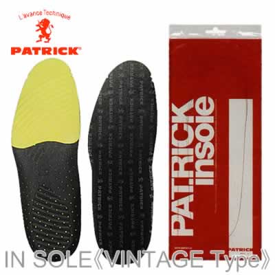 PATRICK パトリック INSOLE/インソール《VINTAGE Type》【中敷き】
