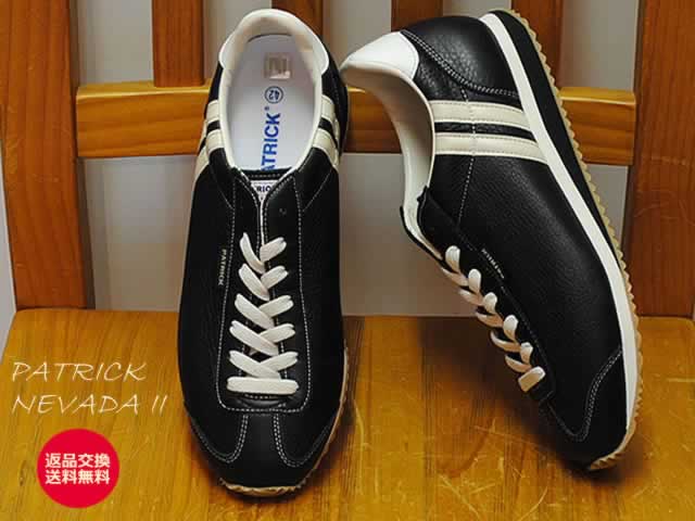 PATRICK パトリック NEVADA II ネバダ2 BLK ブラック 靴 スニーカー シューズ 【返品交換送料無料】