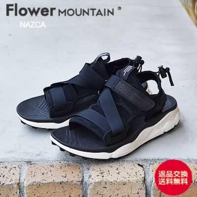 Flower MOUNTAIN フラワー マウンテン NAZCA ナスカ BLACK アウドドア サンダル 靴 スニーカー シューズ 【返品交換送料無料】