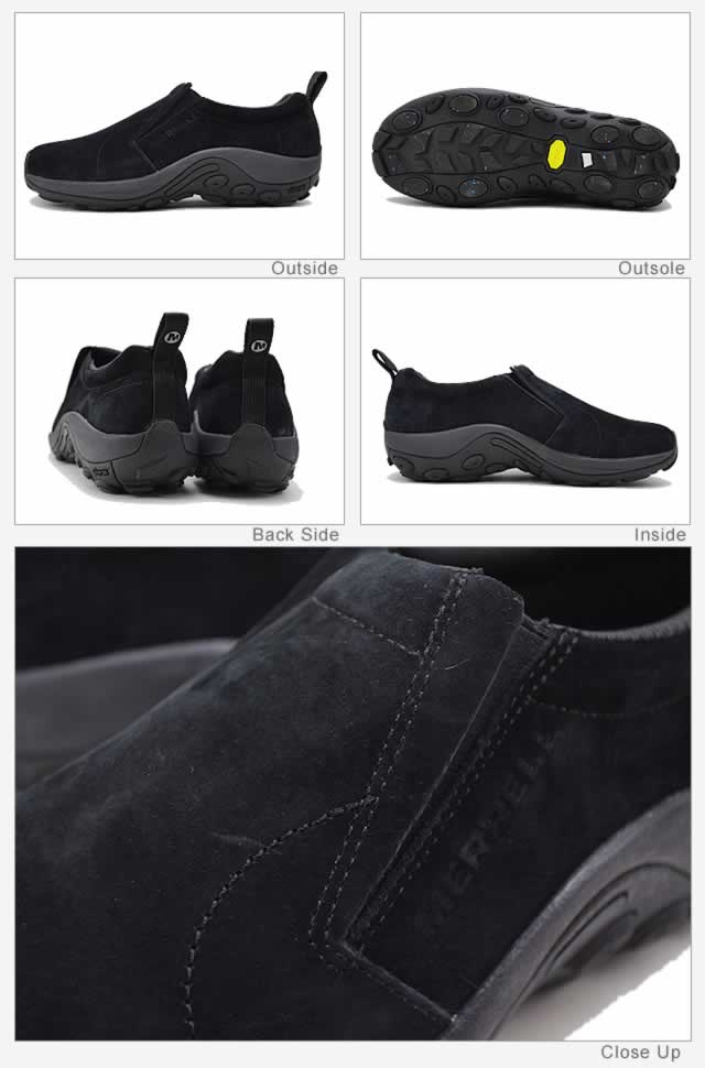 MERRELL メンズ レディース JUNGLE MOC ICE+ TRIPLE BLACK 靴