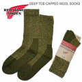 RED WING ��åɥ����� DEEP TOE-CAPPED WOOL SOCKS OLIVE �֡����� ����