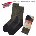 RED WING ��åɥ����� DEEP TOE-CAPPED WOOL SOCKS BLACK �֡����� ����