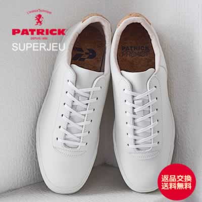 PATRICK パトリック SUPERJEU スーペルジュ WHT ホワイト 靴