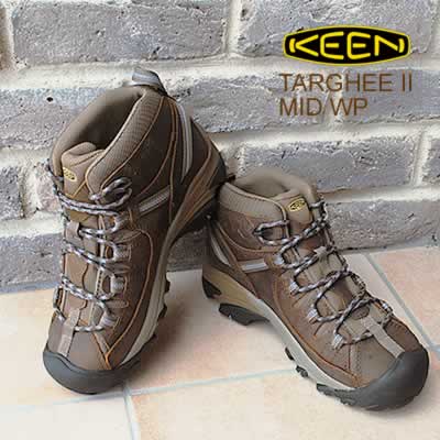 KEEN キーン レディース TARGHEE II MID WP ターギー2 ミッド ウォータープルーフ SLATE BLACK/FLINT STONE スレートブラック/フリントストーン ブーツ 靴 スニーカー シューズ 防水 アウトドア トレッキング ハイキング フェス 【返品交換送料無料】