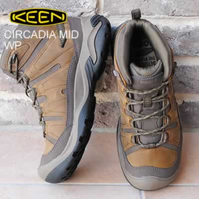 KEEN キーン メンズ CIRCADIA MID WP サーカディア ミッド ウォータープルーフ BISON/BRINDLE バイソン/ブリンドル ブーツ 靴 スニーカー シューズ 防水 アウトドア トレッキング ハイキング フェス 【返品交換送料無料】