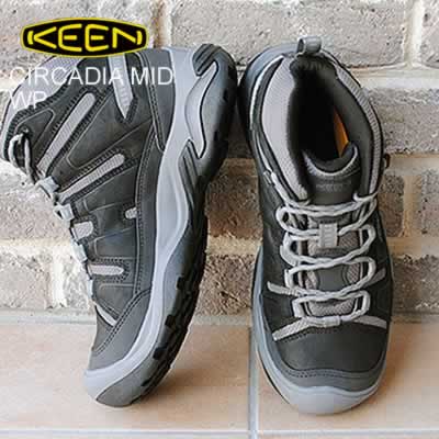 30%OFF KEEN キーン メンズ CIRCADIA MID WP サーカディア ミッド ウォータープルーフ BLACK/STEEL GREY ブラック/スチールグレー ブーツ 靴 スニーカー シューズ 防水 アウトドア トレッキング ハイキング フェス
