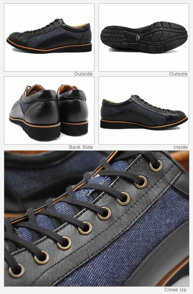 靴 yama10 YAMATO ism ヤマトイズム 藍 Lan ラン YA-3310 BL ブラック 倉敷デニム