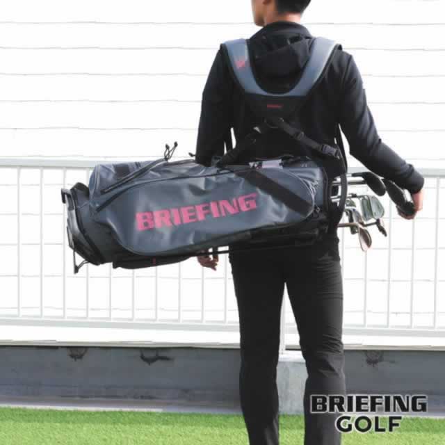 【即納】BRIEFING GOLF ブリーフィング ゴルフ キャディバッグ CR-7 #02 GRAY グレー メンズ レディース　【正規取扱店】ルフエ ruffue 3.3kg 8.5口径
