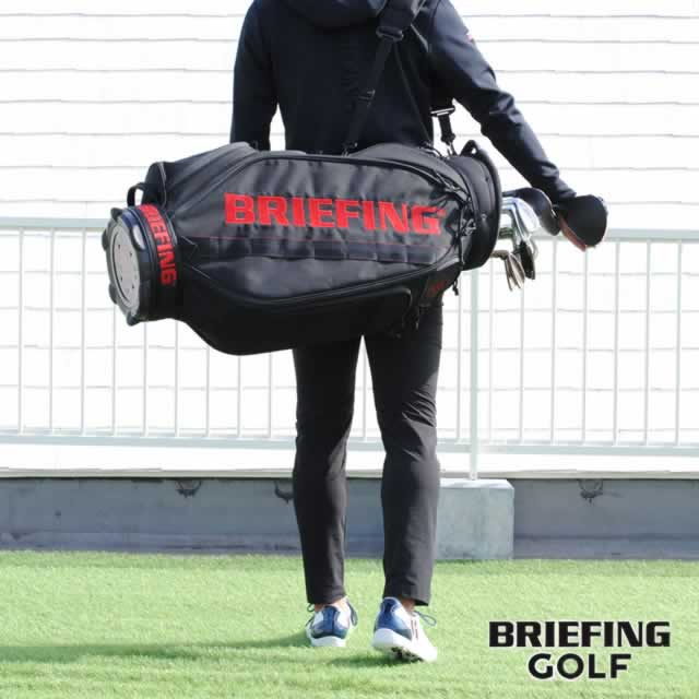 【即納】BRIEFING GOLF ブリーフィング ゴルフ キャディバッグ CR-5 #03 TL BLACK ブラック メンズ レディース　【正規取扱店】ルフエ ruffue 4.35kg 9.5口径 プロ仕様