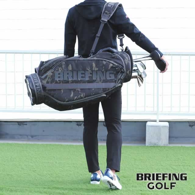 BRIEFING GOLF ブリーフィング ゴルフ キャディバッグ CR-5 #03 1000D デニール MULTICAM BLACK マルチカモ ブラック メンズ レディース　【正規取扱店】ルフエ ruffue 4.35kg 9.5口径 プロ仕様