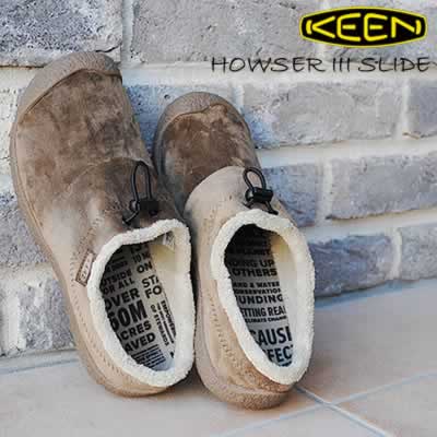 KEEN ������ ��ǥ����� HOWSER III SLIDE�ϥ����� ���꡼ ���饤�� DARK EARTH VELOUR �������������٥��� �����å� ����åץ��� �� ���ˡ����� ���塼�� �����ȥɥ� ������ ����ե����� �����ʸ�����̵����