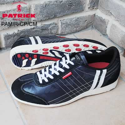 PATRICK パトリック PAMIR-CP/CM パミール・カップ/カモ NVY ネイビー 迷彩 カモフラージュ 靴　スニーカー スパイクレス ゴルフシューズ 日本製 【返品交換送料無料】