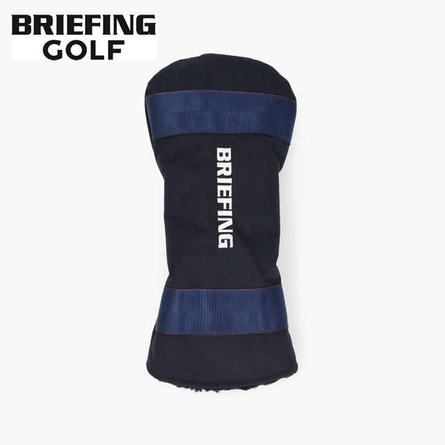 【即納】BRIEFING GOLF ブリーフィング ゴルフ ドライバーカバー DRIVER COVER 1000D NAVY ネイビー メンズ レディース　【正規取扱店】ルフエ ruffue