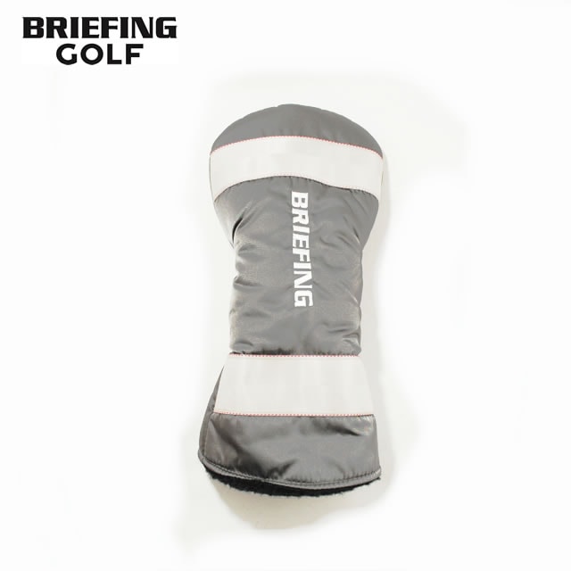 【即納】BRIEFING GOLF ブリーフィング ゴルフ ドライバーカバー DRIVER COVER ECO TWILL L.GRAY ライトグレー メンズ レディース 【正規取扱店】ルフエ ruffue