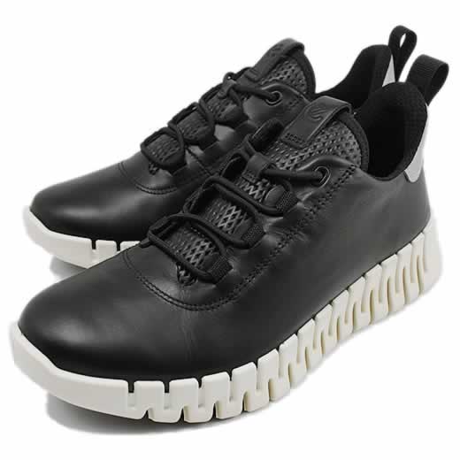 ECCO エコー GRUUV W グルーブ ウィメンズ BLACK/LIGHT GREY ブラック