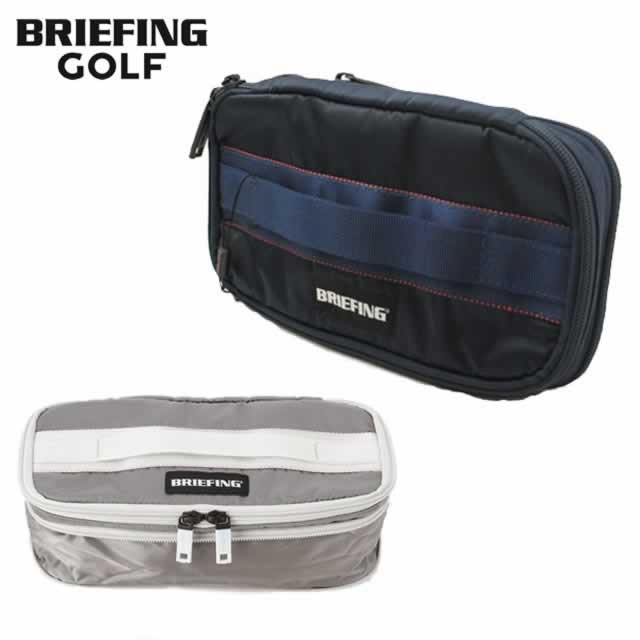 【即納】BRIEFING GOLF ブリーフィング ゴルフ エクスパンド マルチ ラウンドポーチ EXPAND MULTI ROUND ECO TWILL NAVY ネイビー L.GRAY ライトグレー ポーチ メンズ レディース　【正規取扱店】ルフエ ruffue