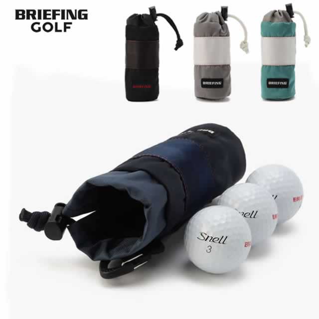 【即納】BRIEFING GOLF ブリーフィング ゴルフ ボールホルダー BALL HOLDER ECO TWILL NAVY ネイビー/ BLACK ブラック/ L.GRAY ライトグレー/ P.GREEN ペパーミントグリーン メンズ レディース　【正規取扱店】ルフエ ruffue