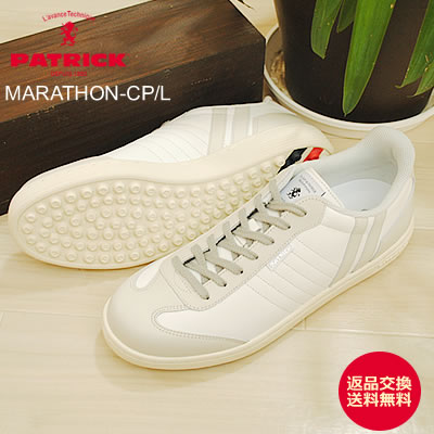 PATRICK �ѥȥ�å� MARATHON-CP/L �ޥ饽�󡦥��å�/�쥶�� WH/GY �ۥ磻��/���졼���������ˡ����� ���ѥ����쥹 ����ե��塼�� ������ �����ʸ�����̵����