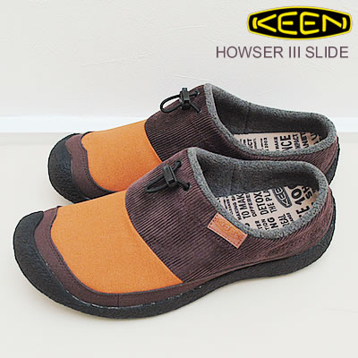 30%OFF KEEN キーン HOWSER III SLIDE ハウザースリー スライド JAVA CORD/KEEN MAPLE ジャバコード/キーンメープル スリップオン クロッグ 靴 スニーカー シューズ アウトドア キャンプ コンフォート