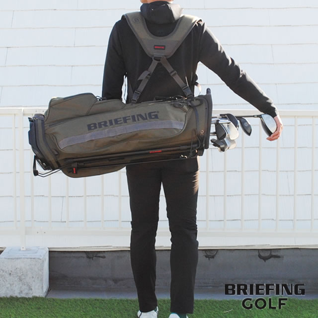 【即納】BRIEFING GOLF ブリーフィング ゴルフ キャディバッグ スタンド CR-4 #03 TL RANGER GREEN レンジャーグリーン メンズ レディース　【正規取扱店】ルフエ ruffue 3.75kg 9.5口径