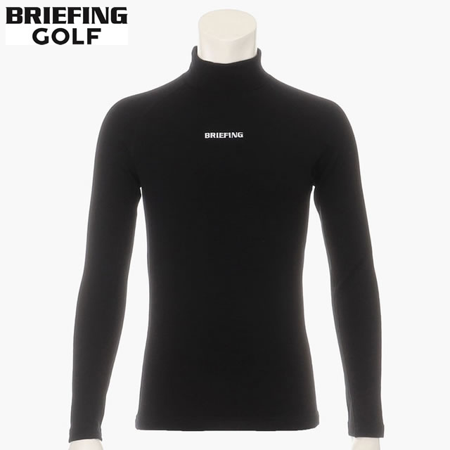 【即納】BRIEFING GOLF ブリーフィング ゴルフ HOL MS WOOL HEAT UNDER SHIRT メンズ ウール ヒート アンダー シャツ BLACK ブラック インナー メンズ 【正規取扱店】ルフエ ruffue