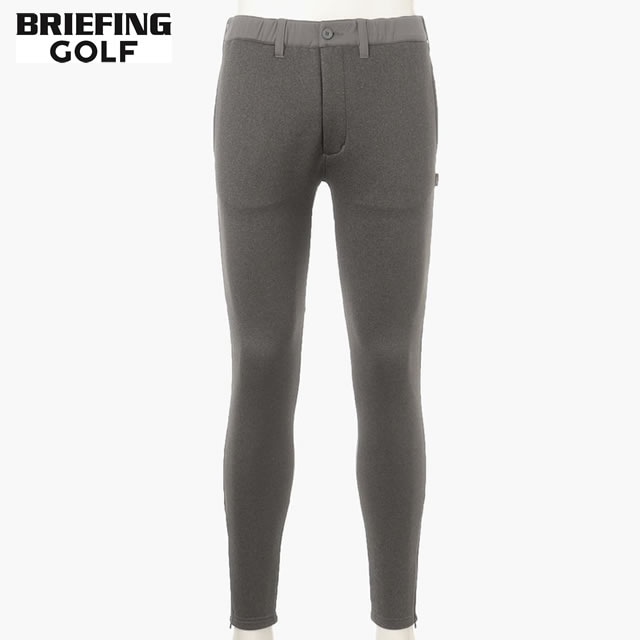 【即納】BRIEFING GOLF ブリーフィング ゴルフ HOL MS POLARTEC SLIM PANTS メンズ ポーラテック スリム パンツ GRAY グレー メンズ 【正規取扱店】ルフエ ruffue