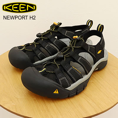 KEEN キーン NEWPORT H2 ニューポート エイチツー BLACK ブラック(1001907) アウトドア フェス 靴 サンダル シューズ スニーカー 【返品交換送料無料】