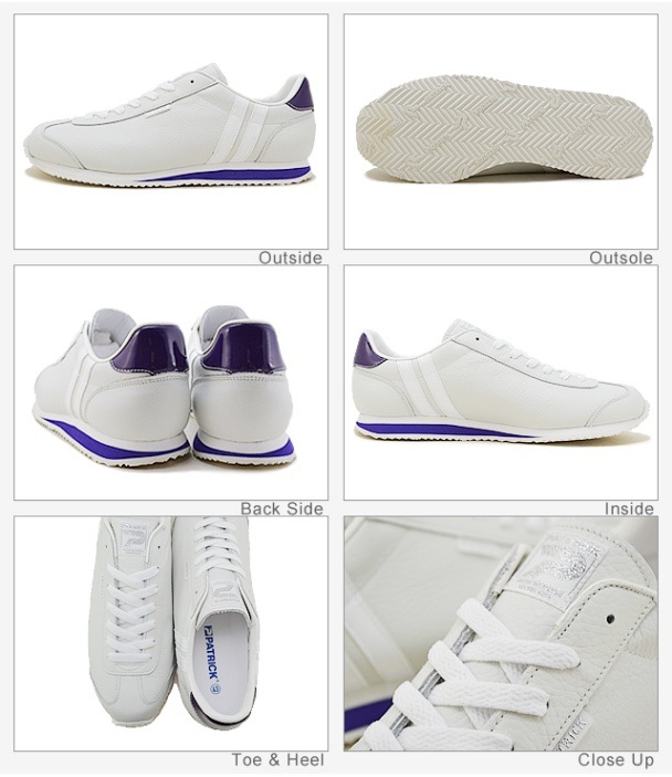 PATRICK パトリック NEVADA II ネバダ2 WH/PPL ホワイト/パープル 靴