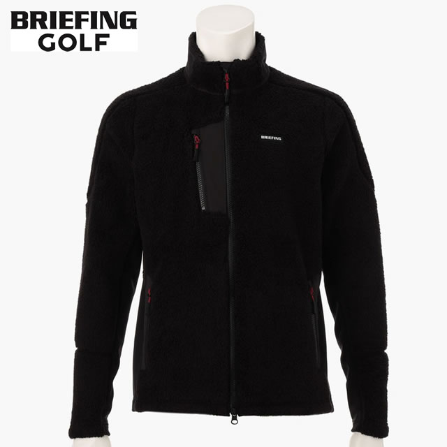 ��¨Ǽ��BRIEFING GOLF �֥꡼�ե��� ����� MENS FLEECE BLOUSON ��� �ե꡼�� �֥륾�� BLACK �֥�å� ���㥱�å� ��� �������谷Ź�ۥ�ե� ruffue