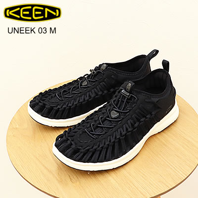 KEEN キーン UNEEK O3 ユニーク オースリー BLACK/STAR WHITE ブラック/スターホワイト サンダル 靴 スニーカー シューズ アウトドア キャンプ コンフォート 【返品交換送料無料】