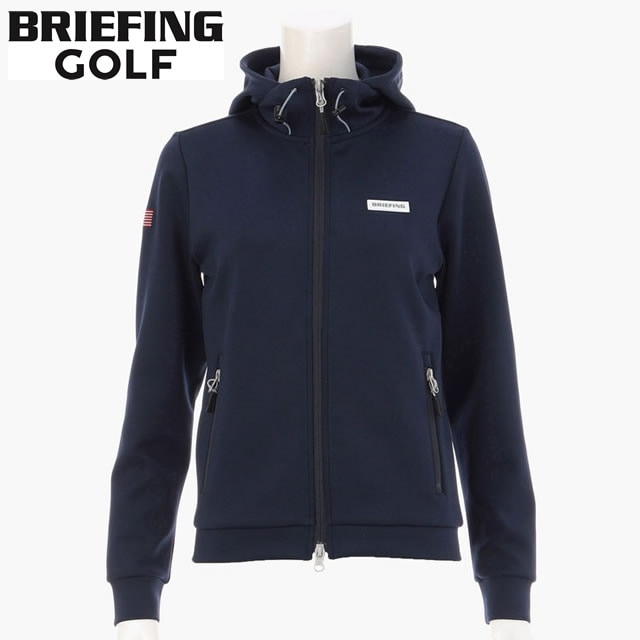 【即納】BRIEFING GOLF ブリーフィング ゴルフ WS 3D LOGO PARKA ウィメンズ スリーディー ロゴ パーカー NAVY ネイビー レディース 【正規取扱店】ルフエ ruffue