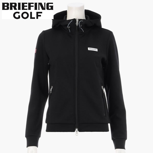 【即納】BRIEFING GOLF ブリーフィング ゴルフ WS 3D LOGO PARKA ウィメンズ スリーディー ロゴ パーカー BLACK ブラック レディース 【正規取扱店】ルフエ ruffue
