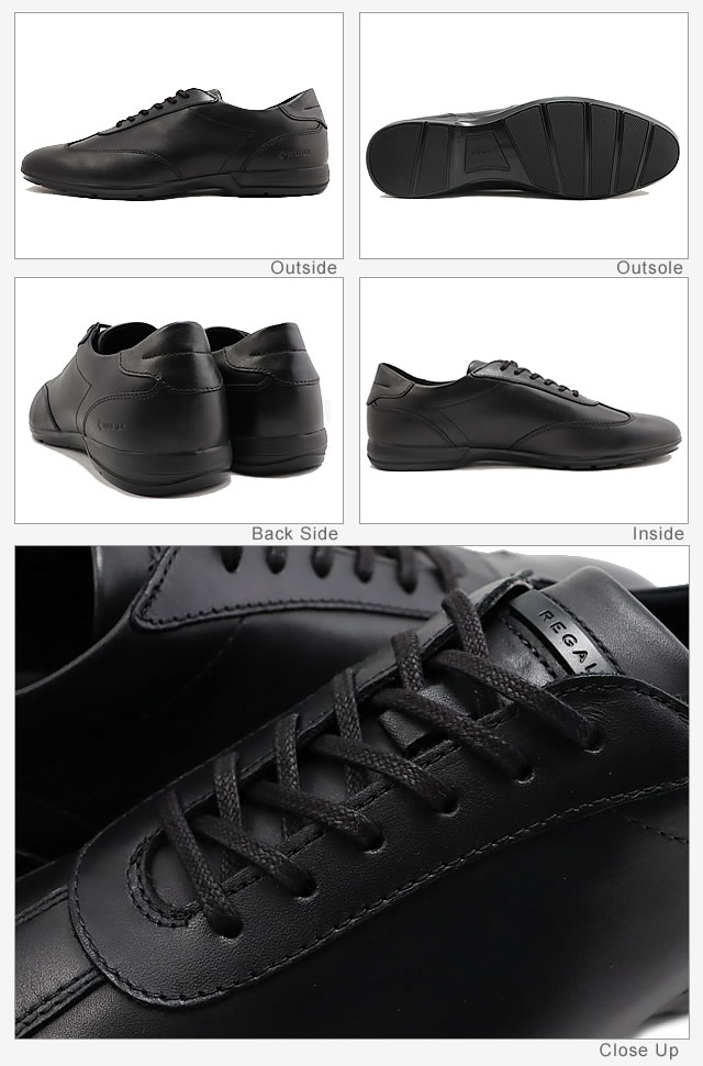 リーガル　レザースニーカー　ゴアテックス　ブラック　343w REGAL FOOT COMMUNITY｜Regal Walker 343W リーガルウォーカー