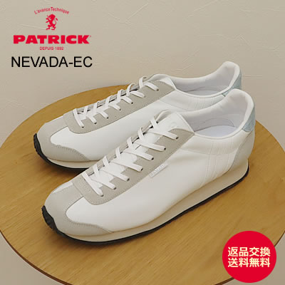 PATRICK パトリック NEVADA-EC ネバダ・エナメルクロコ WHT ホワイト