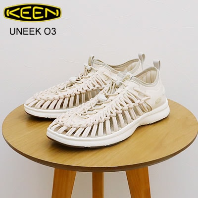 KEEN キーン UNEEK O3 ユニーク オースリー BIRCH/STAR WHITE バーチ/スターホワイト 靴 スニーカー シューズ アウトドア キャンプ コンフォート 【返品交換送料無料】