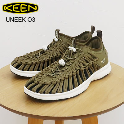 KEEN キーン UNEEK O3 ユニーク オースリー MARTINI OLIVE/DARK OLIVE マルティニオリーブ/ダークオリーブ 靴 スニーカー シューズ アウトドア キャンプ コンフォート 【返品交換送料無料】